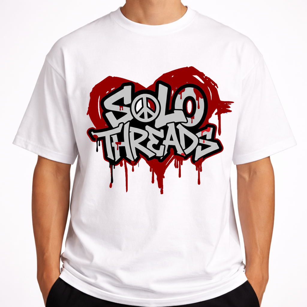 SoloThreads Peace Crown Tee - White