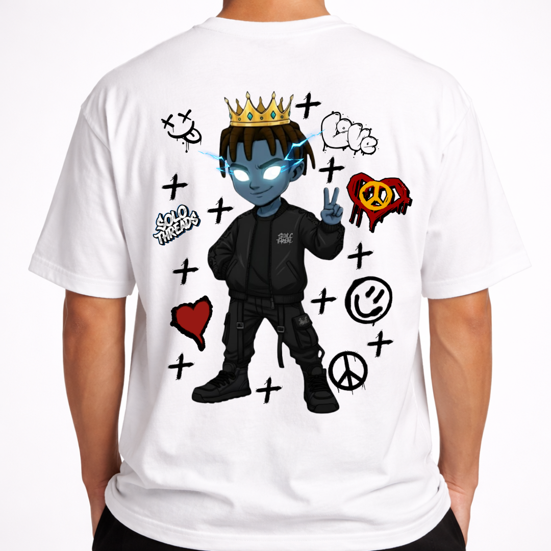 SoloThreads Peace Crown Tee - White